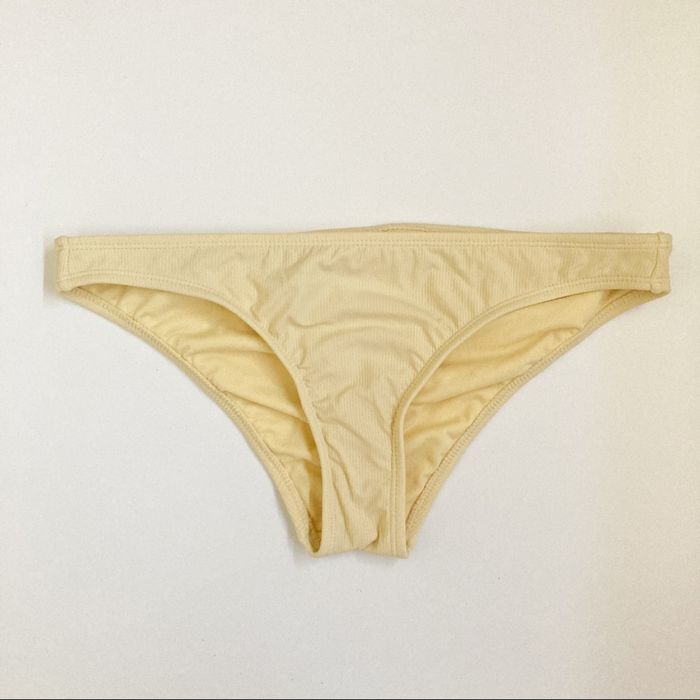 Yellow Ruffled Swimsuit - Picture 2 of 3
